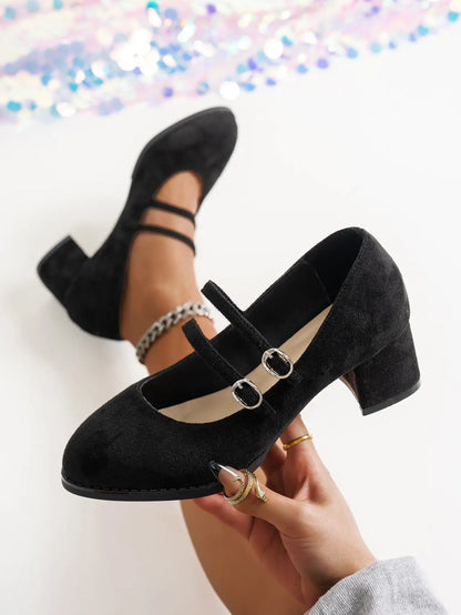 Escarpins femme cuir vegan noir SecretBombe