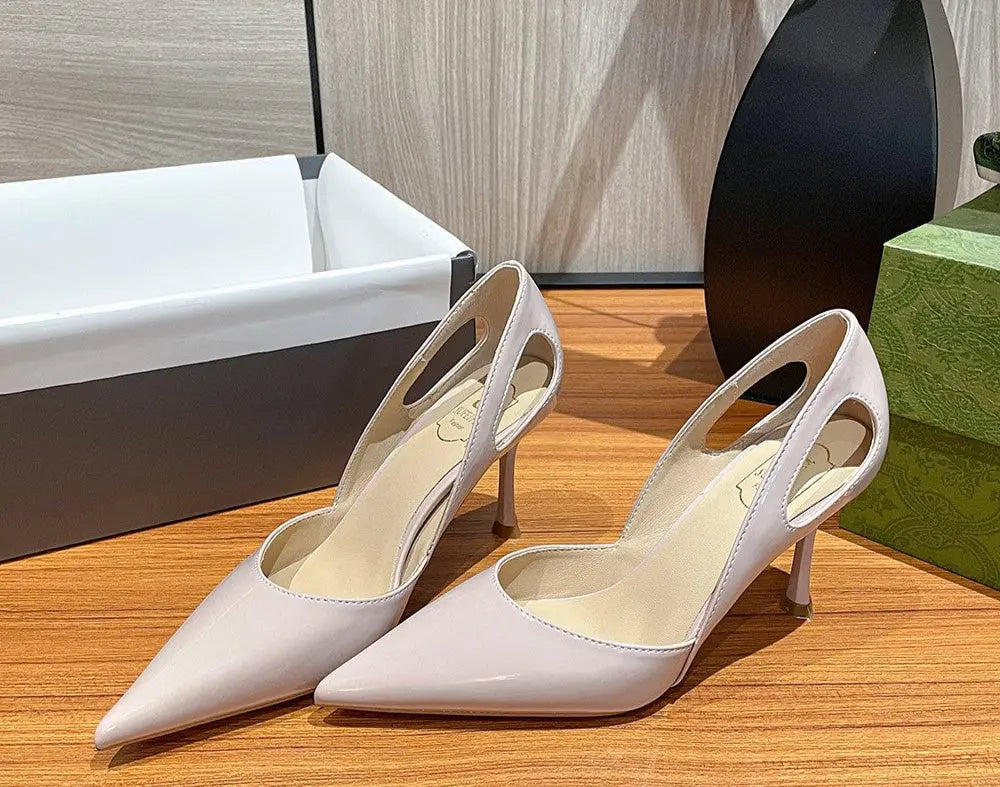 Escarpins femme nude confortables talon aiguille 8,5 cm mode tendance