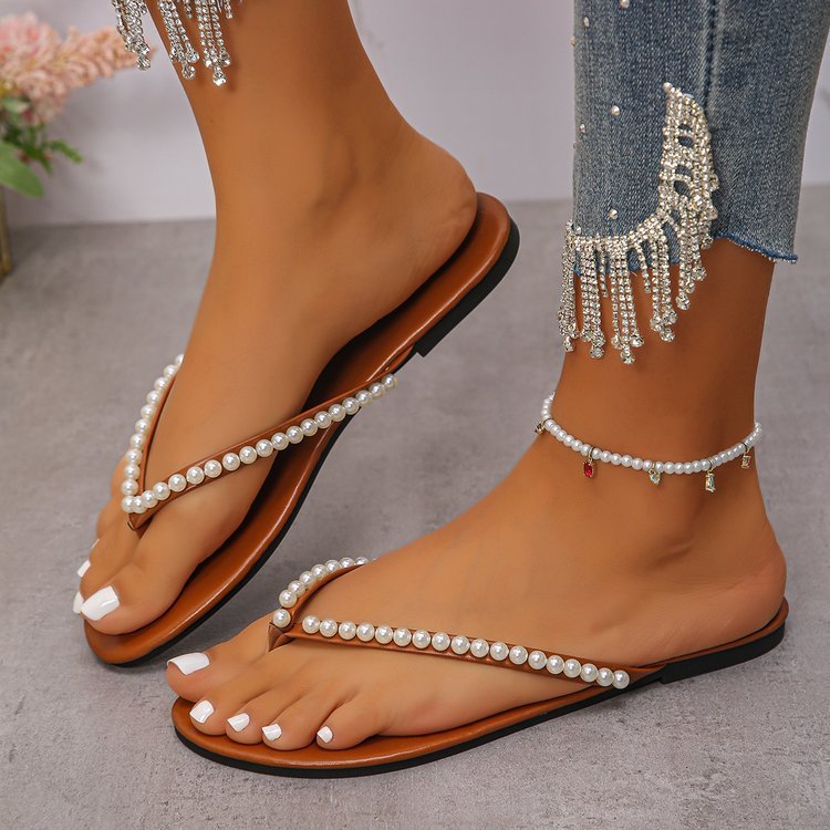 Sandales Perles