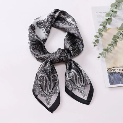 Foulard en satin été – accessoire stylé et polyvalent pour toutes les tenues