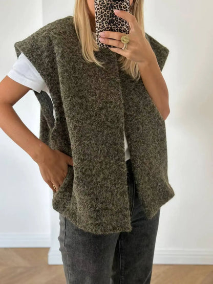 Gilet sans manches femme pour look quotidien casual chic – secretbombe