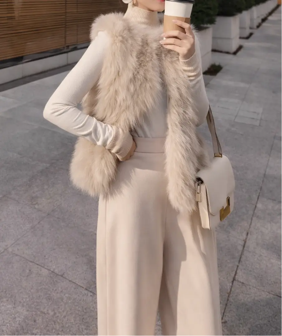 : Gilet femme fausse fourrure idéal mi-saison – secretbombe