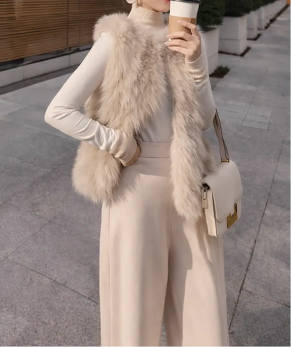 : Gilet femme fausse fourrure idéal mi-saison – secretbombe