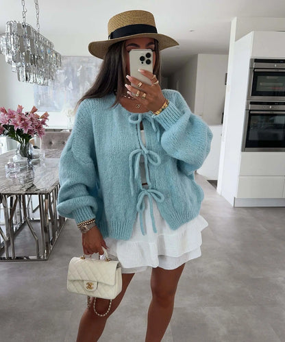: Gilet femme en maille manches longues confortable et élégant – secretbombe