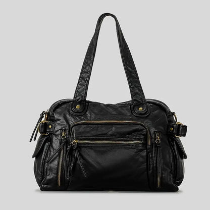 Sac à main femme noir grande capacité chic et pratique 
