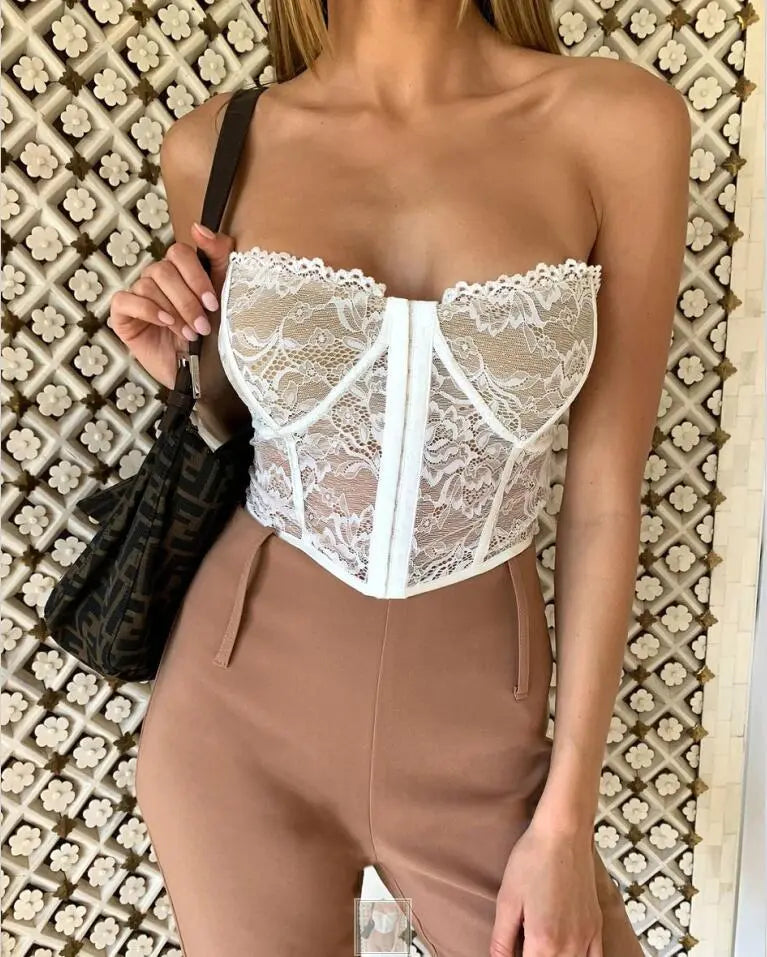 Corset bustier dentelle femme SecretBombe