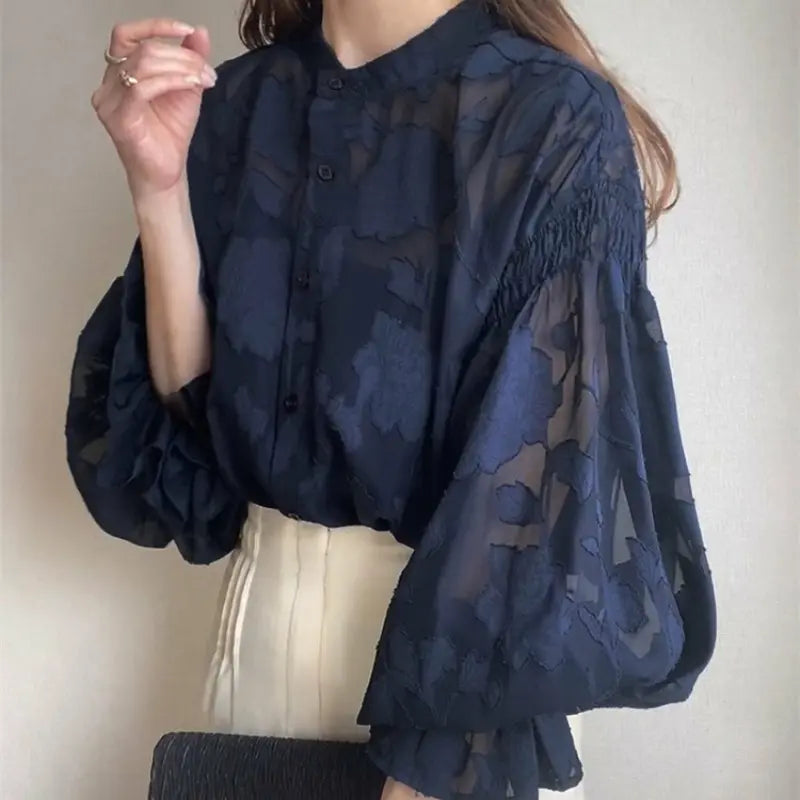 Blouse femme matière légère style européen élégant – SecretBombe