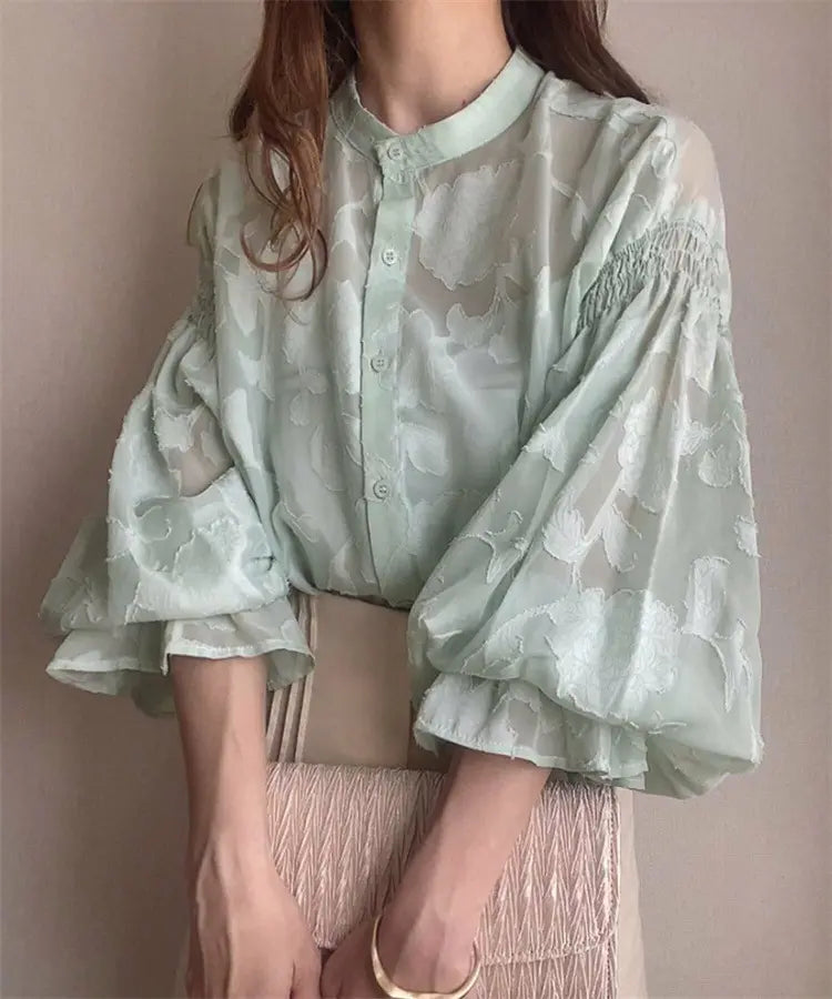 Blouse femme style européen fluide et tendance – SecretBombe