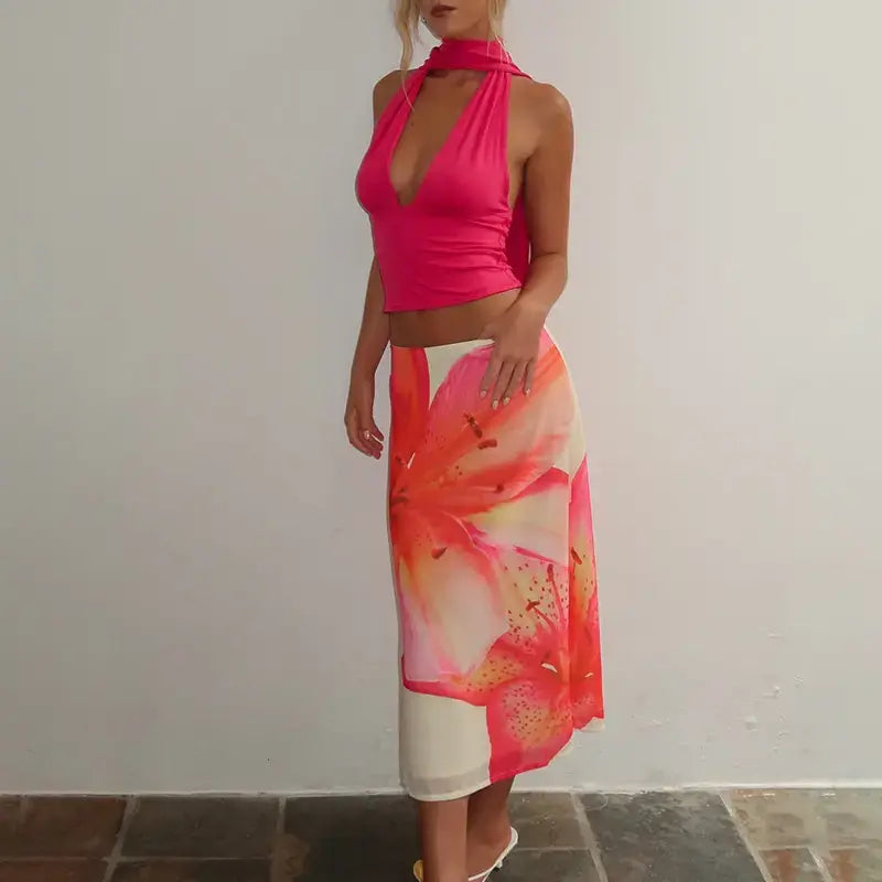 Top femme slim fit en maille douce polyester avec légère élasticité