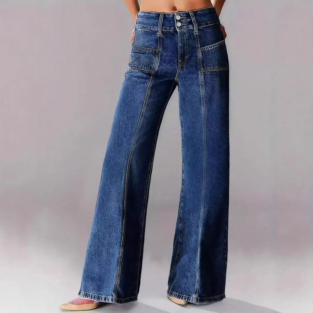 Jean loose femme coupe ample style casual chic – SecretBombe