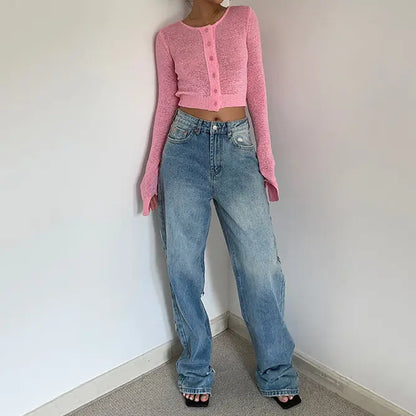 Pantalon en jean ample pour femme SecretBombe.