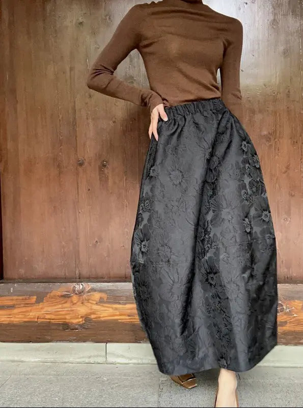 Jupe femme élégante style urbain, coupe évasée, polyester léger et confortable