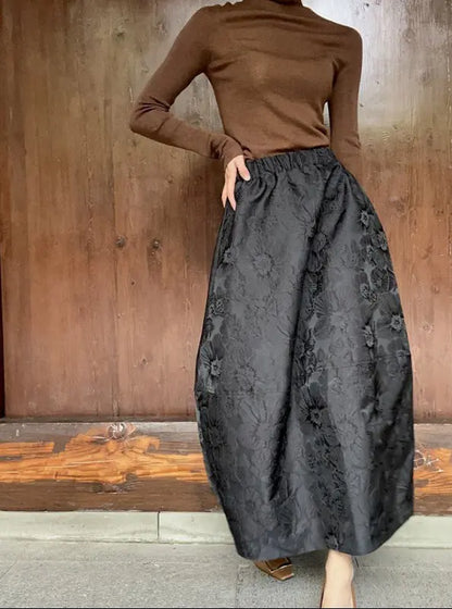 Jupe femme élégante style urbain, coupe évasée, polyester léger et confortable
