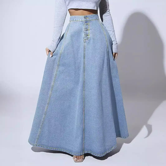 Jupe maxi denim femme SecretBombe