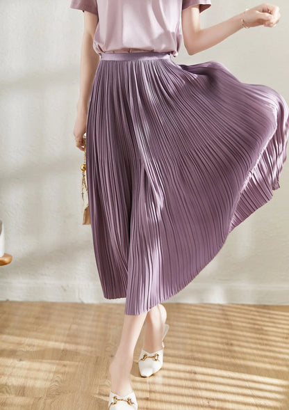 Jupe plissée confortable femme, style décontracté pour tous les jours