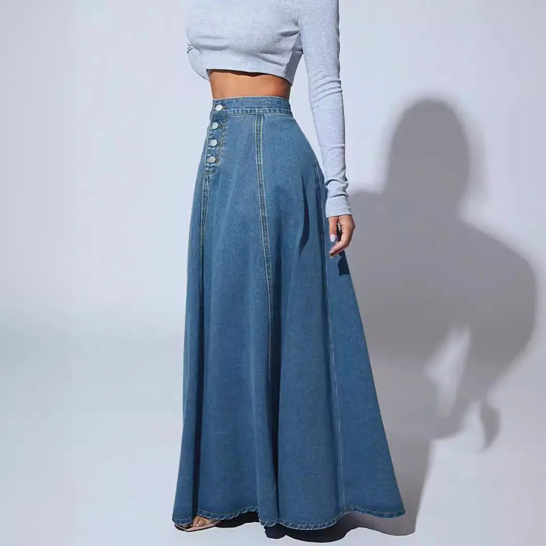 Jupe femme taille haute jean SecretBombe
