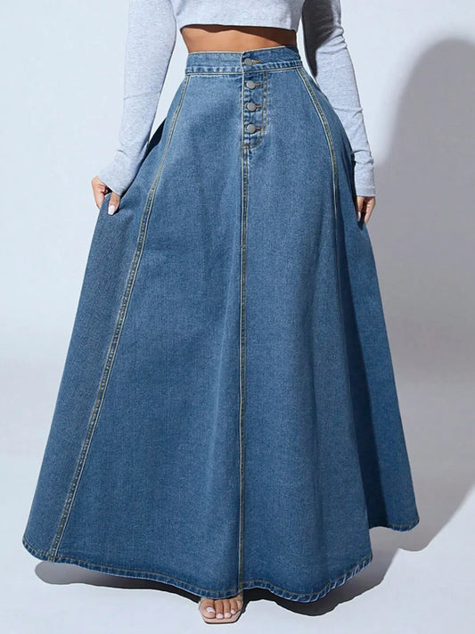 Jupe longue en jean femme SecretBombe