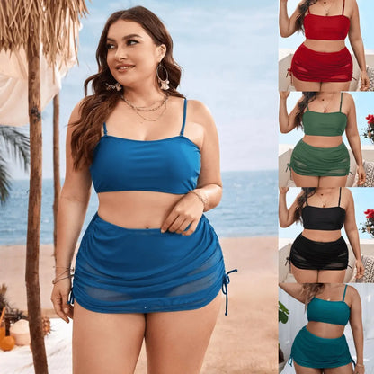 Maillot de bain grande taille bleu pour femme SecretBombe