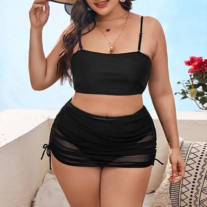 Bikini grande taille bleu confortable SecretBombe