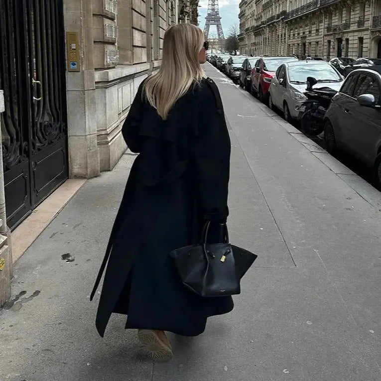 Manteau femme chaud et confortable style casual chic