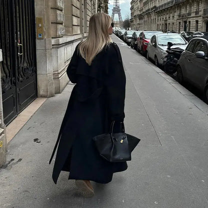 Manteau femme chaud et confortable style casual chic