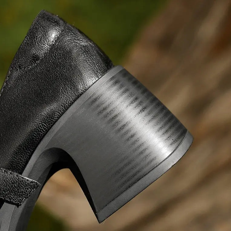 Chaussures Mary Jane noir adaptées au quotidien et au bureau pour femme