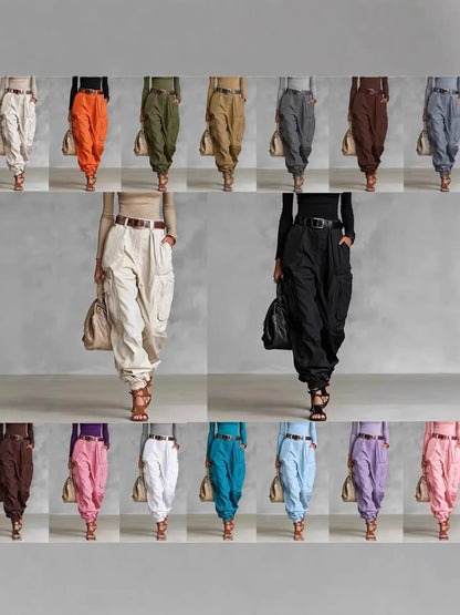 Pantalon cargo femme disponible en plusieurs coloris SecretBombe