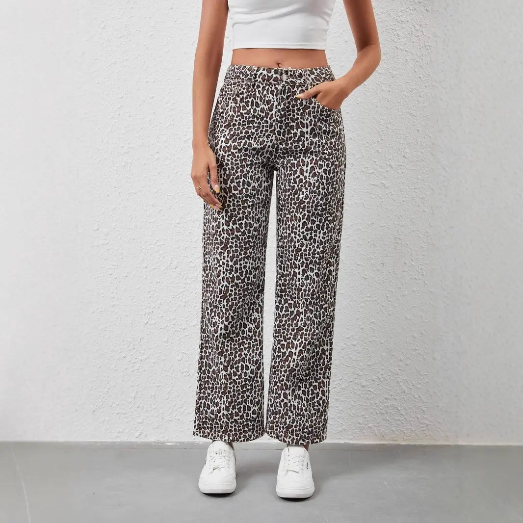 Pantalon femme à imprimé léopard SecretBombe