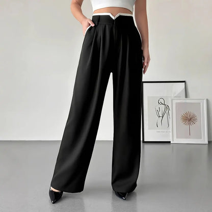 Pantalon femme large offrant liberté de mouvement et confort optim