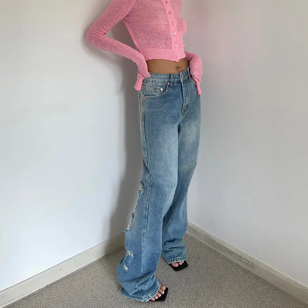 Jean wide leg tendance pour femme SecretBombe.