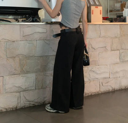 Détail tissu  pantalon noir SecretBombe résistant et confortable