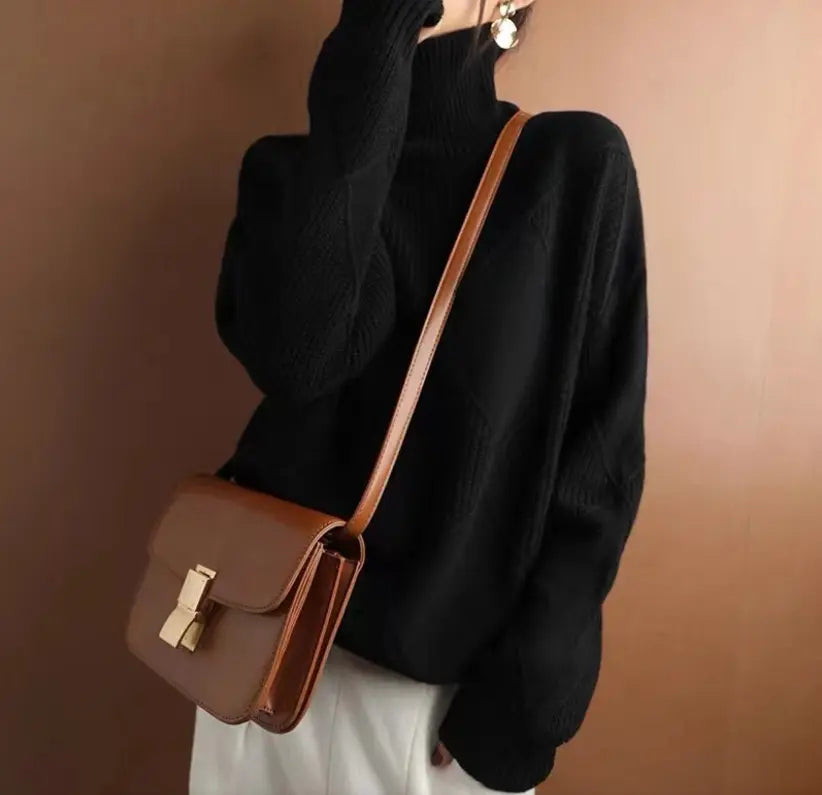 Pull oversize style chic SecretBombe, facile à assortir avec pantalon ou jupe