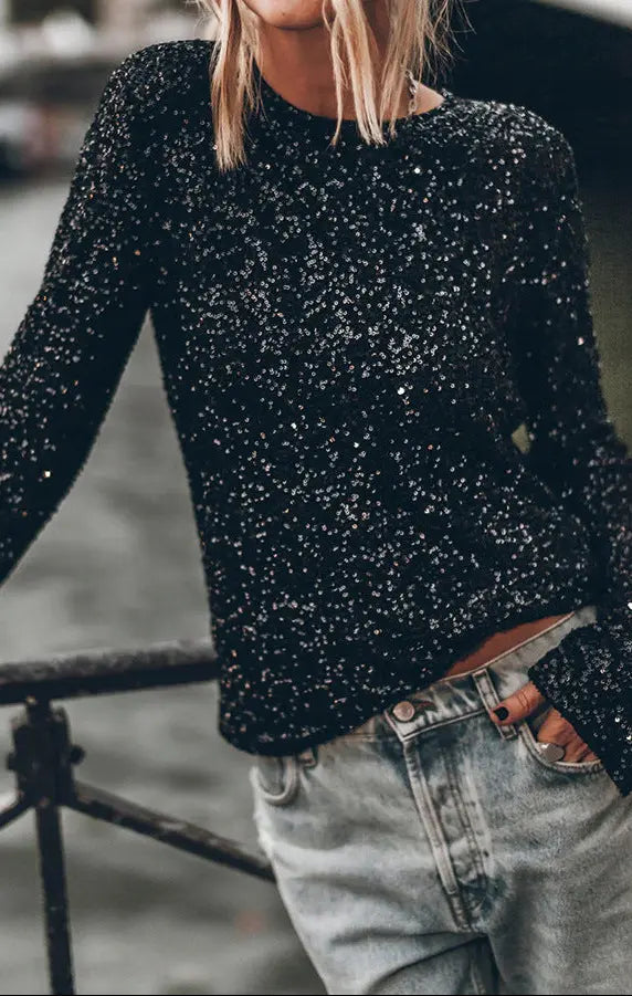 Pull femme coupe ample chic style européen confortable – SecretBombe