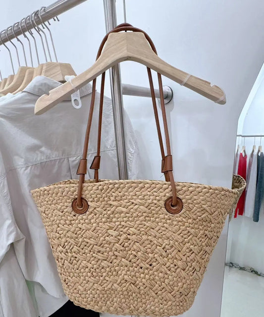 Le Sac Cabas Tressé  Naturel Et Élégant Pour L’Été