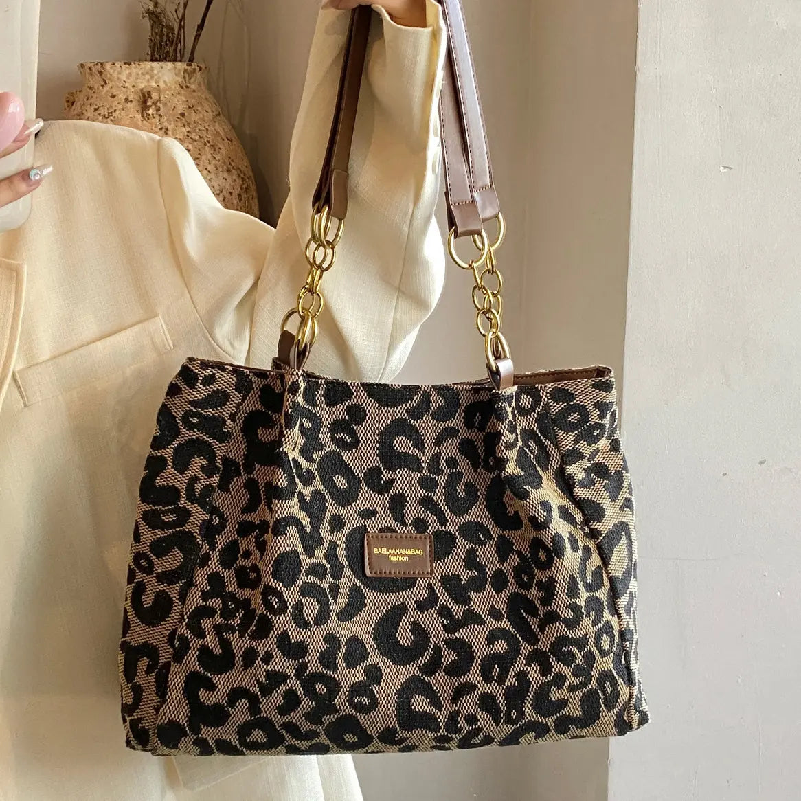 Sac cabas femme avec double portage main ou épaule