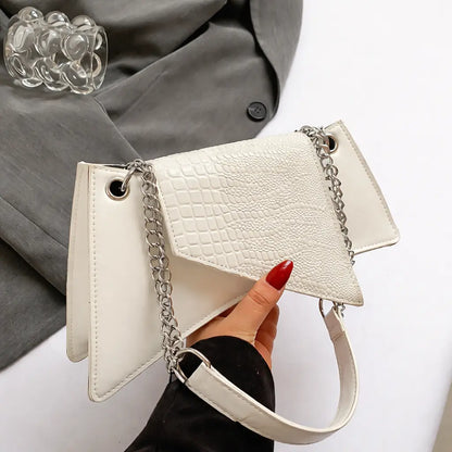 Sac à main femme compact blanc élégant SecretBombe
