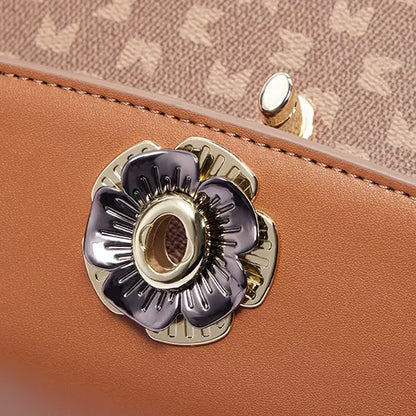 Sac à main femme marron avec chaîne dorée style chic urbain SecretBombe