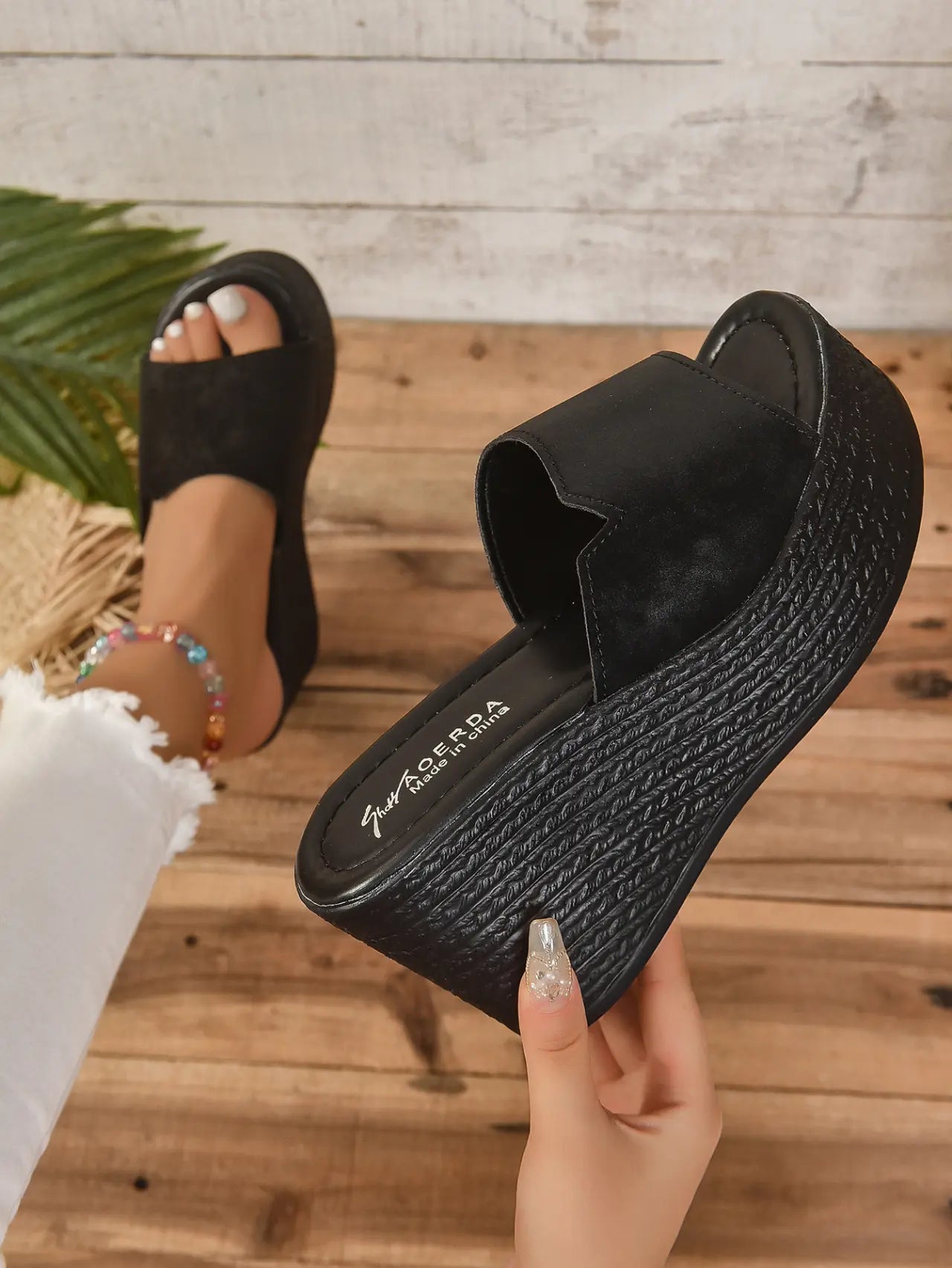 Sandales femme été décontracté chic semelle stable