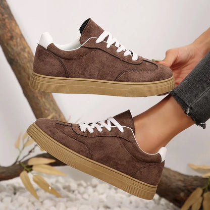 baskets femme vert marron look casual chic SecretBombe