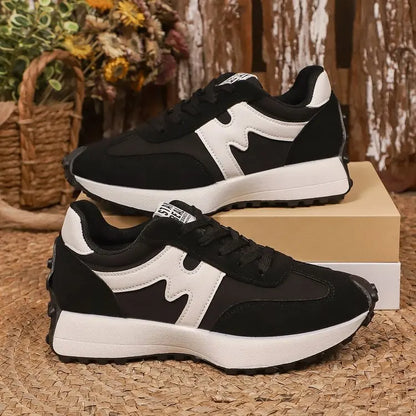 sneakers femme blanc noir vert cuir vegan style sport SecretBombe