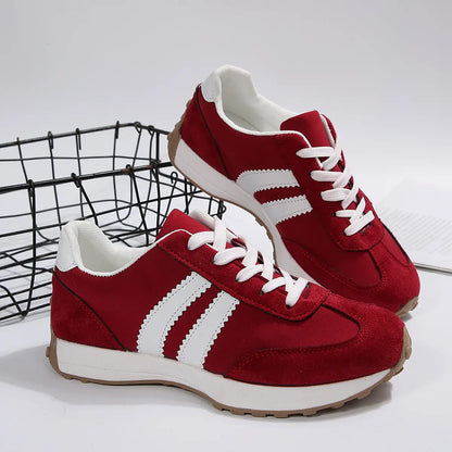 sneakers femme color block respirantes avec lacets SecretBombe