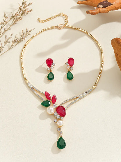 Collier femme doré avec perles style chic SecretBombe