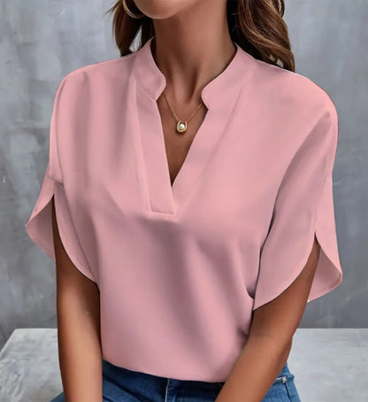 Tunique femme manches courtes avec détails ouverts SecretBombe style moderne