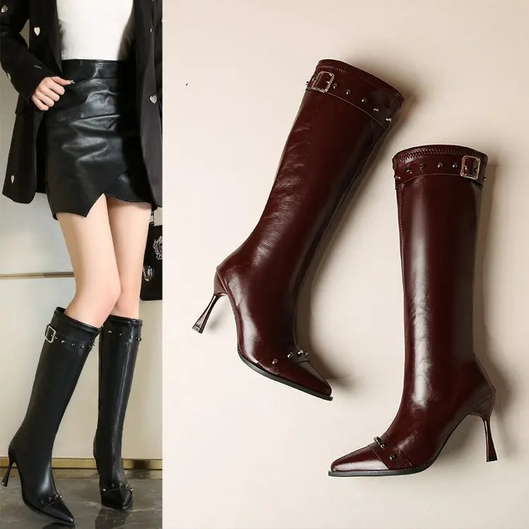 Bottes femme SecretBombe talon fin style chic