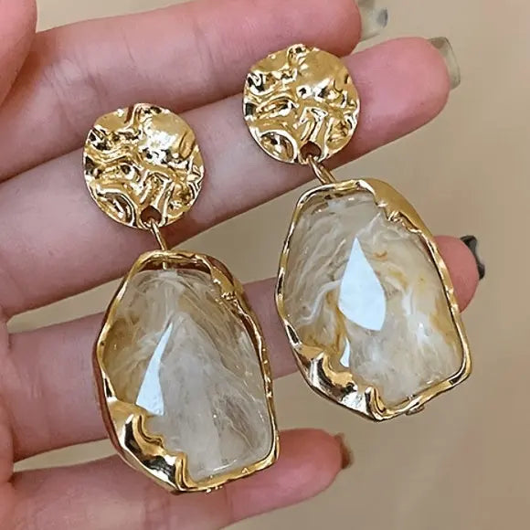 Boucles pendantes femme style européen doré SecretBombe