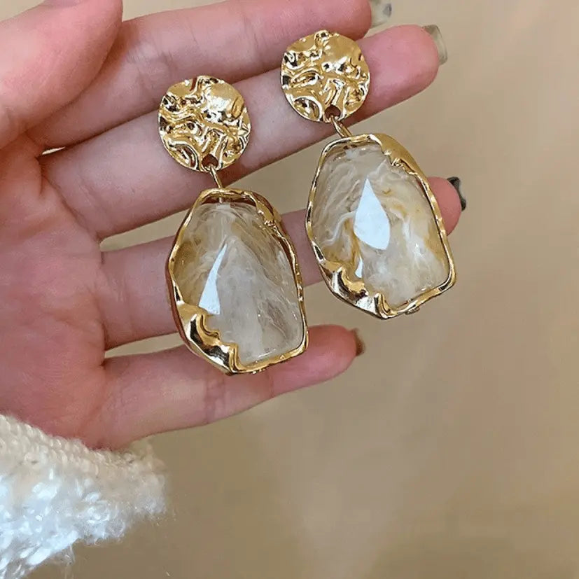 Boucles pendantes femme style européen doré SecretBombe