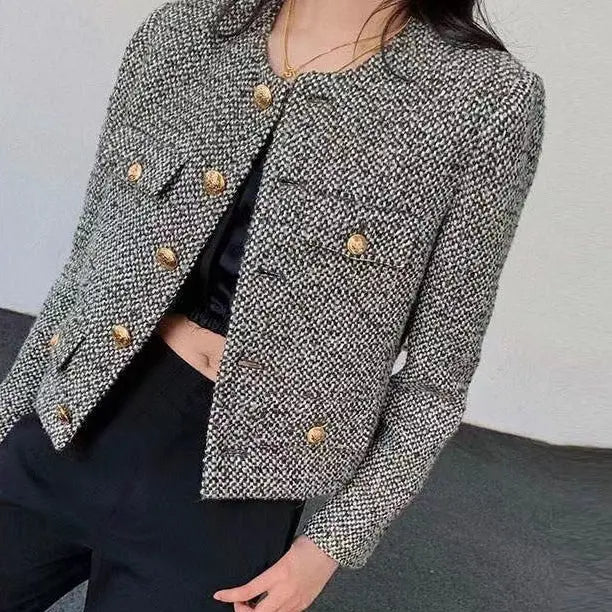 Cardigan slim fit femme élégant style boutique européenne – SecretBombe
