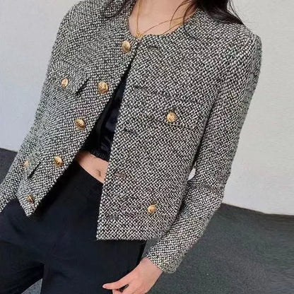 Cardigan slim fit femme élégant style boutique européenne – SecretBombe
