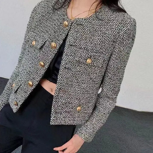 Cardigan slim fit femme élégant style boutique européenne – SecretBombe