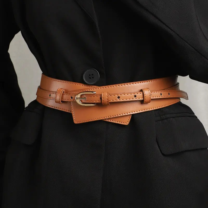 : Ceinture SecretBombe femme fine 105 cm imitation cuir accessoire mode